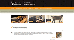 Desktop Screenshot of customdeerprocessing.com